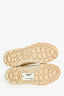 Prada Beige Nylon White Rubber Platform Sneakers Size 36.5