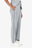 Burberry Grey Wool Tailored Trousers Size 4