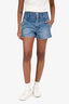 Isabel Marant Etoile Blue Denim High Rise Shorts Size 36