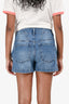 Isabel Marant Etoile Blue Denim High Rise Shorts Size 36