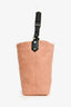 Louis Vuitton Peach Monogram Leather 'Antheia Hobo' GM Shoulder Bag