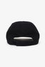 Fendi Black Leather/Fabric FF Visor Baseball Hat