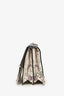 Prada White Leather Glace Rabbit Print Crossbody Bag