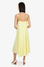 Vince Yellow Sleeveless Midi Dress With Slip Size S