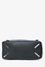 Loewe 2016 Black/Navy Small Puzzle Bag with Strap