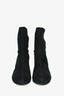 Stuart Weitzman Black Suede Leather Ankle Boots Size 6.5