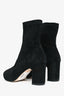 Stuart Weitzman Black Suede Leather Ankle Boots Size 6.5