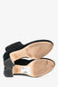 Stuart Weitzman Black Suede Leather Ankle Boots Size 6.5