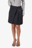 The Kooples Black Pleated Mini Skirt Size 36