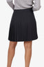 The Kooples Black Pleated Mini Skirt Size 36