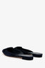 Manolo Blahnik Navy Suede Leather Maysala Mules Size 41