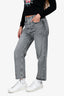 Agolde Grey Wash '90s Crop' Jeans Size 26