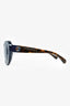 Pre-Loved Chanel™ Navy Blue/Brown Tortoiseshell Oversized Sunglasses