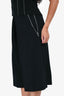 Alexander Wang Black Zipper Detail Wide-Leg Pants Size 6