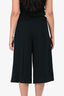 Alexander Wang Black Zipper Detail Wide-Leg Pants Size 6