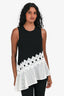 Jonathan Simkhai Black/White Mesh Detail Tank Size S