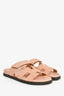 Hermès Dusty Rose Suede 'Chypre' Sandals Size 38