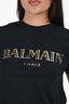 Balmain Black/Gold Logo T-Shirt Size S Mens