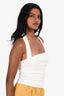 Majorelle White Halterneck Top Size XS