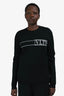 Valentino Black/White VLTN Logo Sweater Size M