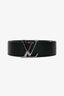 Louis Vuitton Black Leather Monogram Eclipse Reversible Belt Size 90/36