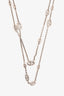 Hermès Sterling Silver Farandole Long Necklace 160