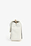 Pre-Loved Chanel™ 2014 Black/White Lambskin Medium Graphic Mini Square Flap Bag