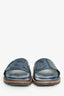 Fendi Navy Rubber Mens Slides Size 10 Mens