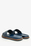 Fendi Navy Rubber Mens Slides Size 10 Mens
