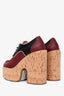 Miu Miu Red/Black Platform Loafers Size 35.5