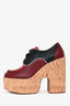 Miu Miu Red/Black Platform Loafers Size 35.5