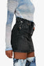 Citizens of Humanity Black Denim Mini Skirt Size 23