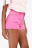 Ganni Pink Denim Shorts Size 24