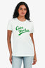 Sandro Light Green 'Cuba With Love' Short Sleeves T-Shirts Size 1