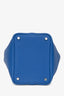 Hermès 2021 Bleu France Clemence Leather Picotin 18 PHW
