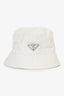Prada White Re-Nylon Bucket Hat Size S