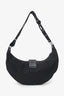 Christian Dior 2003 Black Diorissimo Canvas and Leather Street Chic Hobo