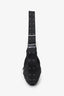 Christian Dior 2003 Black Diorissimo Canvas and Leather Street Chic Hobo