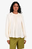 Ulla Johnson Cream High Neck Blouse Size 0