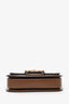 Gucci Beige/Brown Monogram 'Gucci 1955' Horsebit Shoulder Bag