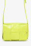 Bottega Veneta Lime Green Leather Mini Cassette Crossbody Bag