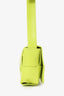 Bottega Veneta Lime Green Leather Mini Cassette Crossbody Bag