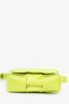 Bottega Veneta Lime Green Leather Mini Cassette Crossbody Bag
