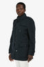 Burberry Navy Short Trench Coat Size L Mens