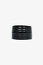 Roger Vivier Black Patent Extra Wide Leather Belt