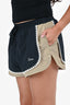 Sea New York Black/Taupe Nylon Shorts Size S