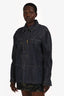 Louis Vuitton Indigo Denim Zip Jacket Size 56 Mens