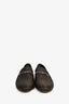 Louis Vuitton Black Satin Checker Logo Loafers Size 9.5 Mens
