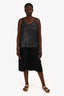 Goldsign Black Denim Bermuda Shorts Size 29