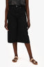 Goldsign Black Denim Bermuda Shorts Size 29